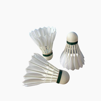 ST NO 8 Volants de badminton professionnels en plumes de canard - Volants d'entraînement pour clubs - Général pour les sports de compétition en salle