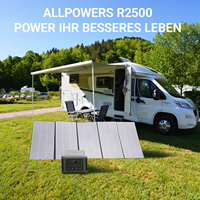 ALLPOWERS R2500 Centrale Électrique Portable AC, Générateur Solaire Électrique avec Mini Lampe Torche