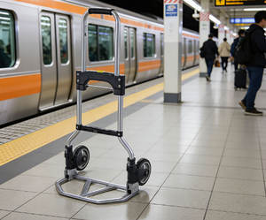 अनुकूलन योग्य औद्योगिक एल्यूमीनियम मिश्र धातु मंच दो-पहिया व्हीलबारो 50 किलोग्राम क्षमता आसान डोंगक्न ब्रांड - Product Image 1