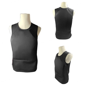 Chaleco de Seguridad Blanco sin Mangas, Corte Ajustado, Táctico, Equipo de Protección Oculto - Product Image 2