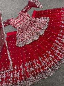 Multi Color Digital Print Embroidered Attractive Party Wear Silk Choli Indian Wedding Wear Handmade Product for <strong>Girls</strong> and Women