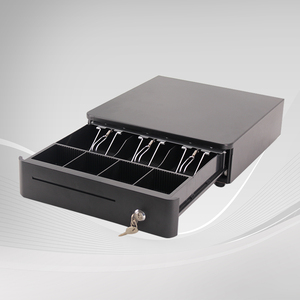 <span class=keywords><strong>Caja</strong></span> <span class=keywords><strong>Registradora</strong></span> de metal POS manual de fábrica HER-330 <span class=keywords><strong>con</strong></span> cajón de efectivo abierto al tacto 4 billetes y 8 almacenamiento de monedas - Product Image 4