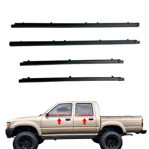 Joint d'étanchéité extérieur en caoutchouc noir pour <span class=keywords><strong>portes</strong></span> et vitres de <span class=keywords><strong>Hilux</strong></span> 1990-1997 68210-89106 68160-89120 68180-89103 - Product Image 1