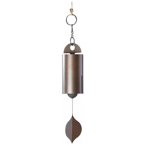 Campanas de Viento <span class=keywords><strong>Woodstock</strong></span> Hechas a Mano de Acero Aleado con Acabado Cobre Antiguo, Tema Natural, Campanas de Viento Heroicas Medianas - Product Image 6