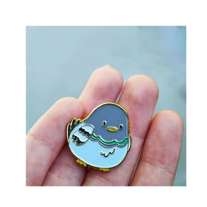 Blucome Noble Oiseau Impératrice Broche émail Coloré Couleur Or Femmes Broches Pour Sac De Fête