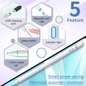 Bút Cảm Ứng Đa Năng Active Capacitive Pen Moq Thấp <span class=keywords><strong>USB</strong></span>-B Sạc Stylus Cho <span class=keywords><strong>Ipad</strong></span> Xiaomi Pad 5 Tablet - Product Image 3