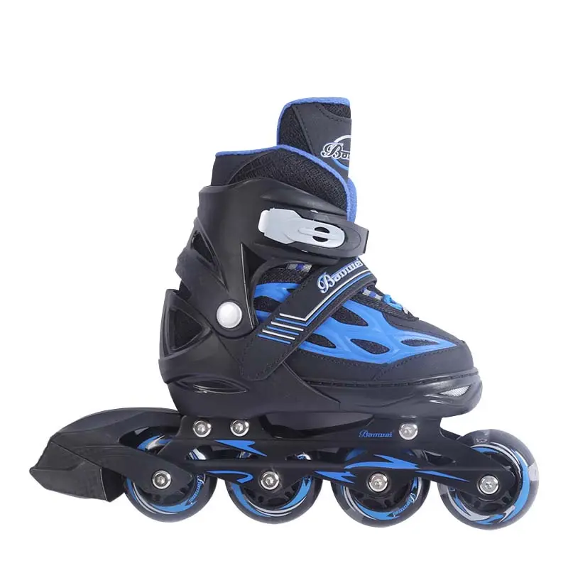 Hot Selling Semi Zacht Verstelbare Kids Volwassen Rolschaatsen Pu Wielen Inline Skates