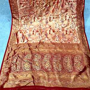 Sari Tradicional de Viscosa Mangalyam Kangana para Mujer - Ideal para Fiestas de Verano e Invierno, Sin Arrugas y Absorbente de Humedad - Product Image 1