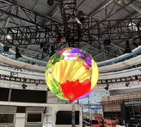 Pantalla LED Esférica en Forma de Globo, Diámetro de 1m, 1.5m, 2m, Pantalla Esférica P2 P2.5, Pantalla LED de Bola para Exposiciones