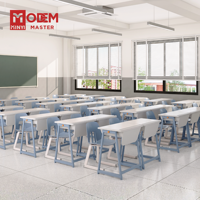MINYI BAND Bureau d'école, mobilier d'enseignant, bureau d'école pour salle de classe, bureau d'étude en bois, design de bureau d'étude, bureau d'étude pour adulte, table en plastique