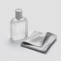 Flacons de parfum et cosmétiques de luxe écologiques de 30 ml, 50 ml, 100 ml, avec bouchon en aluminium, vaporisateur fin, verre vide scellé, couleur personnalisée