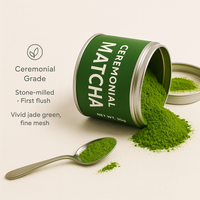 Vente en gros de poudre de thé vert Matcha biologique de qualité cérémoniale, frais et nouveau, pour la perte de poids, en bouteilles