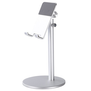 Support de téléphone et microphone de bureau réglable et pliable en alliage d'aluminium ajouré, entièrement en métal - Product Image 2