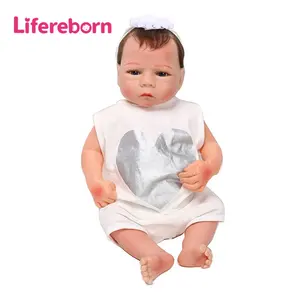 Lifereborn vente chaude à la main 18 "réaliste nouveau-né bébé vêtements costume poupées accessoires