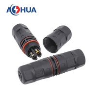M20 L Tipo 4 Pin Exterior IP68 Tipo de tornillo Conector de cable de alimentación impermeable para iluminación LED