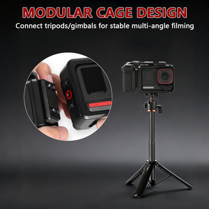 Le nouveau cadre de <span class=keywords><strong>protection</strong></span> de Cage vidéo en métal en aluminium convient à la caméra <span class=keywords><strong>GoPro</strong></span> 13/12/<span class=keywords><strong>11</strong></span>/10/9 pour accessoire <span class=keywords><strong>GoPro</strong></span> - Product Image 6