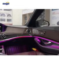 Iluminación Ambiental GUGO W222 Clase S para Benz Clase S W222 2014-2020, Kit de Luces LED Interiores de 20 Colores, Acabado Premium para la Cabina