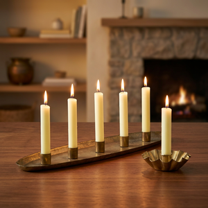 Decorative <b>Lightweight</b> <b>Iron</b> Candlestick Holder Modern Eco-Friendly Durable Home Decor for Festive Celebrations Special Occasions - Product Image 2