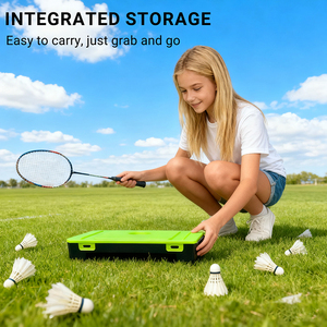 กรอบตาข่ายพิคเกิลบอลแบบพกพาปรับได้สำหรับการฝึกแบดมินตันอุปกรณ์กีฬาอื่นๆ - Product Image 2