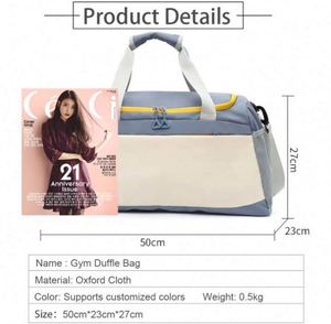 Sac de sport personnalisé pour femme et homme, sac de voyage, sac de sport personnalisé avec votre logo - Product Image 5