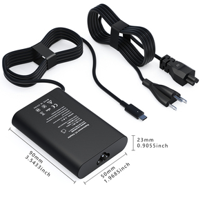 工場オリジナルノートブック充電器アダプター65WタイプCUSBラップトップ充電器20V3.25AラップトップアダプターLatitude 5000 5420 XPS13用