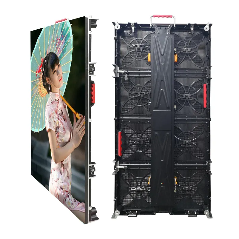Buon prezzo outdoor P3.91 noleggio led screen 500x1000mm cabinet led display panel