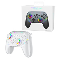 Nouvelle manette de jeu sans fil, joystick haute précision avec éclairage RVB, compatible avec plusieurs plateformes pour Switch