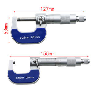 0.01Mm Industriële 0-<span class=keywords><strong>25Mm</strong></span> <span class=keywords><strong>Micrometer</strong></span> Juweliers Gereedschap Schuifmaat Horlogemaker Hobby Sieraden - Product Image 4
