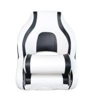 Siège de capitaine marin populaire en cuir PU imperméable pour bateau, siège de pêche pour bateau de plaisance, chaise marine pour yacht et petite embarcation