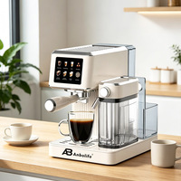 Cafetera Espresso Compacta Anbolife de 20 Bares con Tanque de Leche, Protección Contra Sobrecalentamiento y Sobrepresión, Fabricación OEM