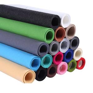 Lot de Feutres en Tissu à Prix d'Usine pour l'Artisanat – Feutres Doux Couleurs Assorties pour Bricolage, Couture, Carrés et Patchwork Non Tissé - Product Image 1