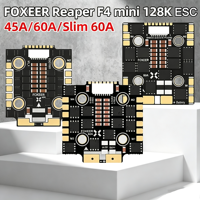 Contrôleur de vitesse FOXEER Reaper 128K 4-en-1 ESC 45A 60A 65A BLHeli32 32 bits 30,5*30,5 mm pour drone FPV de course et freestyle