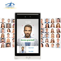 HFSecurity RA08L Econômico 8 polegadas Face Time Clock Fingerprint Atendimento Sistema com software de gerenciamento pronto