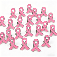 Pins de Solapa Personalizados con Cinta Roja, Broches de Aleación de Esmalte Duro para Concientización sobre VIH/SIDA y Cáncer de Mama, Ideales como Regalo para Niños o Bodas