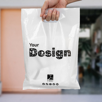 Sacs de marchandises de remerciement Sacs à provisions de remerciement en plastique réutilisables extra épais avec poignée pour cadeaux