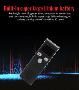 Grabadora de Voz Digital Profesional X18, Aleación de Aluminio, Reducción de Ruido HD, Grabadora de Audio WAV - Product Image 5