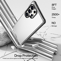 Soonleader Vente en gros Coque de protection transparente rose en TPU antichoc anti-jaunissement pour téléphone portable S25