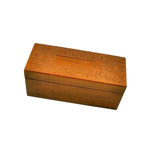 Souvenir affichage stockage accessoire cosmétique gravure coupe boîte en bois - Product Image 4