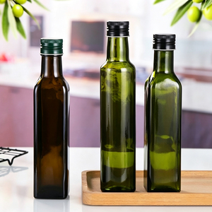 Bouteilles en verre carrées vides de qualité alimentaire 250 ml 500 ml 750 ml <span class=keywords><strong>1</strong></span> l, <span class=keywords><strong>bouteille</strong></span> en plastique de <span class=keywords><strong>1</strong></span> <span class=keywords><strong>litre</strong></span> pour l'<span class=keywords><strong>huile</strong></span> d'olive - Product Image 2