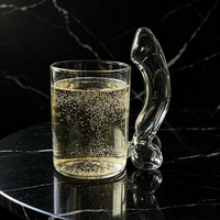 Mug en verre personnalisé, tasse en verre transparent résistant à la chaleur, pour la maison, le bar, le café, les jus, les boissons