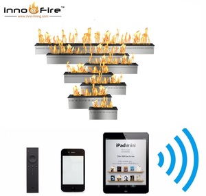 <span class=keywords><strong>Kamin</strong></span>-chimenea eléctrica de bioetanol lineal controlada por alexa, 36 pulgadas, gran oferta - Product Image 1