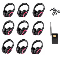 Casques de yoga sans fil silencieux de qualité supérieure RF HIFI RF998B 3 canaux pour fitness et méditation