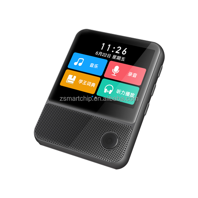 Hifi Decode Music Full Touch Screen 2.3 Inches Recorder Big Louder External Speaker Mp4 Video Bluetooth FM Mini Music Mp3 Player