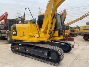 Excavatrice Komatsu Pc130 de 13 tonnes sur chenilles avec godet de 0,64 m³ de capacité, matériel de terrassement d'occasion - Product Image 1