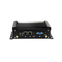Fanless Industrial Desktop Mini PC Core I3-6167U 2*COM 2*LAN with 4G DDR4 128G SSD Mini Desktop Computer Win 10 / Linux Mini PCs