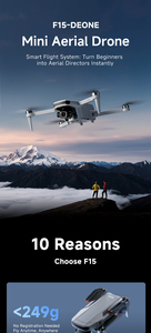 Nuevo Dron F15 con Cámara Dual de 3 Ejes, 2 km de Alcance Profesional, Motor sin Escobillas de Larga Distancia con Evitación de Obstáculos, GPS, WIFI 5G, Dron Rc - Product Image 4