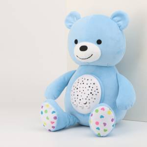 Elektrischer Sternen himmel Wasch bar Baby Placate Teddybär Tiere Komfort Plüsch Stofftier mit Projektor Nachtlicht 35CM - Product Image 3
