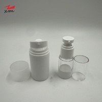 Flacon vide en PP blanc mat écologique de 20 ml avec pompe hermétique pour crème, gel, cosmétiques, emballage de sous-conditionnement
