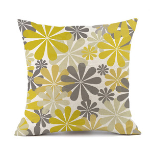 Vente en gros de taie d'oreiller imprimée de fleurs pour la décoration de la maison, canapé, housse de <span class=keywords><strong>coussin</strong></span> d'<span class=keywords><strong>extérieur</strong></span> pour le salon, hôtel, jardin, voiture carrée - Product Image 3