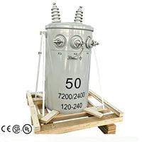 Transformador Eléctrico Monofásico Sumergido en Aceite Hongwei de 100 kVA, 50/60 Hz, para Sistemas de Distribución de Energía